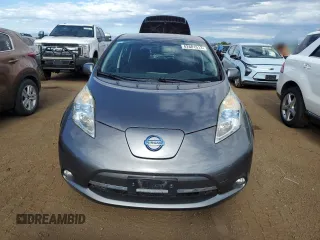 2015 Nissan LEAF SV with VIN 1N4AZ0CP5FC325081, listed as a Copart auction lot 62681513 with 90,329 mi miles. Bid and sale history available at carsss.com. Image 5.