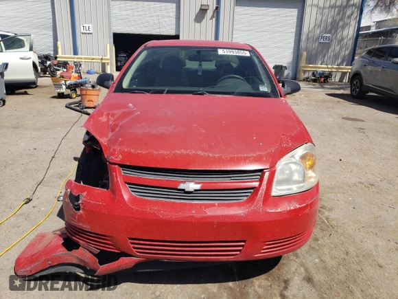 2008 Chevrolet Cobalt LS with VIN 1G1AK18F987278968, listed as a Copart auction lot 51993855 with 163,867 mi miles and Salvage Title. Bid and sale history available at DreamBid. Image 5.