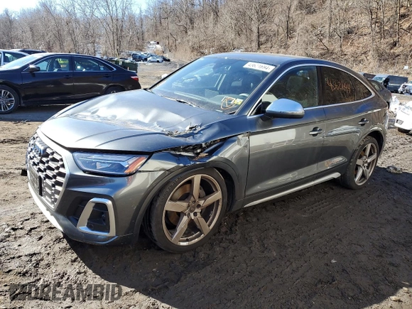2022 Audi SQ5 Sportback Premium with VIN WA114AFY9N2099290, listed as a Copart auction lot 43621694 with 18,257 mi miles and . Bid and sale history available at DreamBid. Image 1.