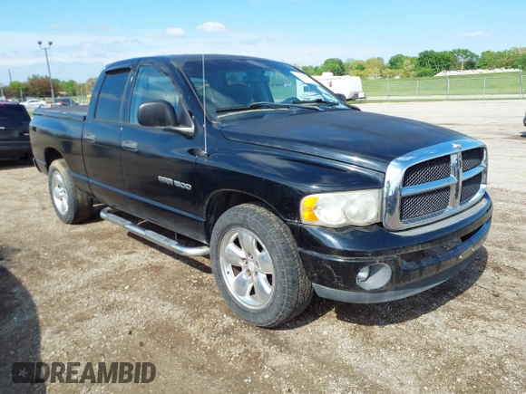 2004 Dodge 1500 SLT with VIN 1D7HA18N24S567199, listed as a IAAI auction lot 42163930 with 194,978 mi miles. Bid and sale history available at carsss.com. Image 1.