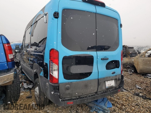 2023 Ford Transit Cargo with VIN 1FTBR1C87PKA37003, listed as a Copart auction lot 78436043 with 24,641 mi miles and . Bid and sale history available at DreamBid. Image 2.