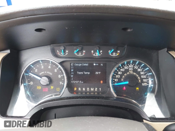 2014 Ford F-150 XL with VIN 1FTEW1CM0EKD44254, listed as a IAAI auction lot 41380008 with 172,107 mi miles. Bid and sale history available at carsss.com. Image 7.