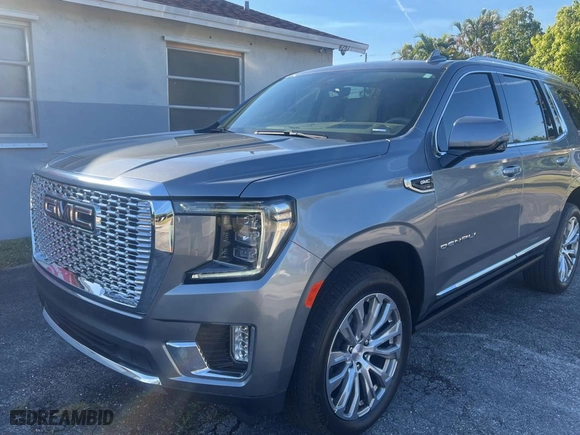 2022 GMC Yukon Denali with VIN 1GKS1DKL5NR244237, listed as a Copart auction lot 50262595 with 15,713 mi miles and Clean Title. Bid and sale history available at carsss.com. Image 2.
