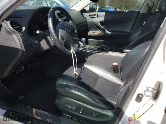 2010 Lexus IS 250 with VIN JTHBF5C24A2096401, listed as a Copart auction lot 51515805 with 128,203 mi miles and Salvage Title. Bid and sale history available at carsss.com. Image 7.
