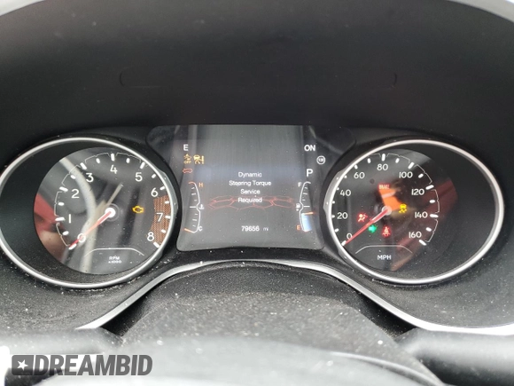 2021 Jeep Compass Limited with VIN 3C4NJDCB4MT565349, listed as a Copart auction lot 52520465 with 79,656 mi miles and Salvage title. Bid and sale history available at DreamBid. Image 9.