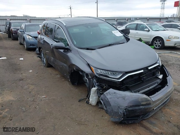 2021 Honda CR-V Touring with VIN 2HKRW2H93MH675015, listed as a IAAI auction lot 41711953 with 58,287 mi miles. Bid and sale history available at carsss.com. Image 1.