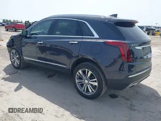 2024 Cadillac XT5 FWD Premium Luxury with VIN 1GYKNCR41RZ738779, listed as a IAAI auction lot 42266837 with 3,166 mi miles and . Bid and sale history available at DreamBid. Image 3.