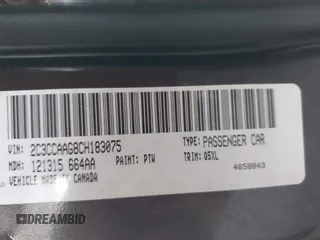 2012 Chrysler 300 with VIN 2C3CCAAG8CH183075, listed as a IAAI auction lot 40436578 with Not Provided miles and . Bid and sale history available at DreamBid. Image 9.