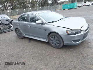 2014 Mitsubishi Lancer ES with VIN JA32U2FU0EU015969, listed as a IAAI auction lot 41445323 with 114,063 mi miles. Bid and sale history available at carsss.com. Image 1.
