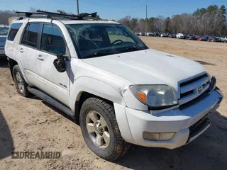 2005 Toyota 4Runner SR5 with VIN JTEBT14R350047802, listed as a IAAI auction lot 41627483 with 138,117 mi miles and . Bid and sale history available at DreamBid. Image 1.