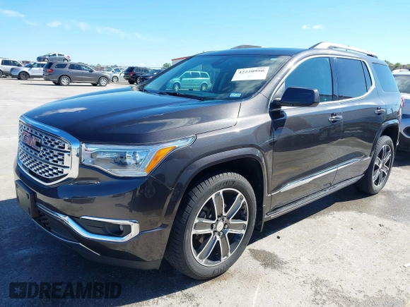 2017 GMC Acadia Denali with VIN 1GKKNPLS0HZ180284, listed as a IAAI auction lot 42220956 with 72,497 mi miles and . Bid and sale history available at DreamBid. Image 2.