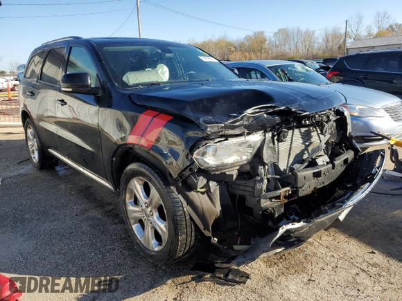 2014 Dodge Durango Limited with VIN 1C4SDJDT2EC349495, listed as a Copart auction lot 78818504 with 136,193 mi miles and Salvage title. Bid and sale history available at DreamBid. Image 4.
