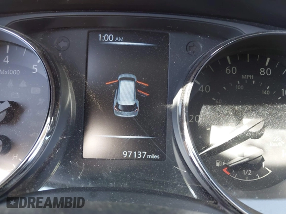 2017 Nissan Rogue S with VIN KNMAT2MT3HP599832, listed as a IAAI auction lot 41813270 with 97,137 mi miles. Bid and sale history available at carsss.com. Image 7.