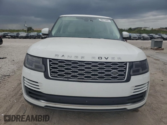2018 Land Rover Range Rover with VIN SALGS2REXJA500285, listed as a Copart auction lot 46213465 with 44,603 mi miles and Salvage title. Bid and sale history available at DreamBid. Image 5.
