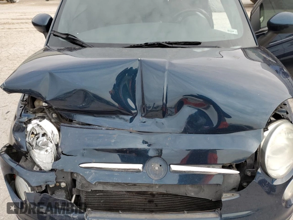2013 FIAT 500 Sport with VIN 3C3CFFBRXDT544786, listed as a Copart auction lot 50121905 with 109,455 mi miles and Salvage Title. Bid and sale history available at carsss.com. Image 13.