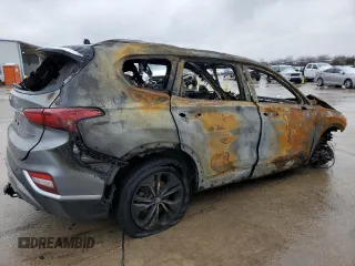 2019 Hyundai Santa Fe Ultimate with VIN 5NMS5CAA5KH076688, listed as a Copart auction lot 87656435 with 0 mi miles and Non Repairable. Bid and sale history available at carsss.com. Image 3.