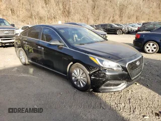 2016 Hyundai Sonata Hybrid SE with VIN KMHE24L13GA026586, listed as a Copart auction lot 41181063 with 0 mi miles. Bid and sale history available at carsss.com. Image 4.