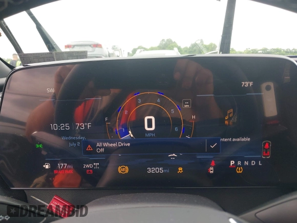 2025 Chevrolet Traverse AWD LT with VIN 1GNEVGRS7SJ256449, listed as a IAAI auction lot 42645537 with 3,205 mi miles and . Bid and sale history available at DreamBid. Image 7.