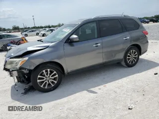 2015 Nissan Pathfinder SL with VIN 5N1AR2MN0FC622824, listed as a Copart auction lot 49597025 with 78,266 mi miles and Salvage title. Bid and sale history available at DreamBid. Image 1.