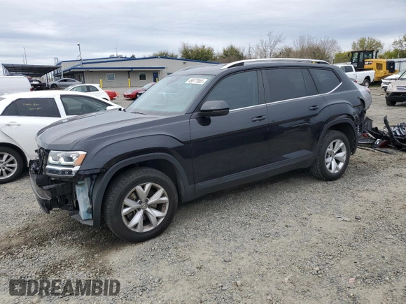 2019 Volkswagen Atlas 3.6L V6 SE w/Technology with VIN 1V2WR2CA3KC558604, listed as a Copart auction lot 49877085 with 68,973 mi miles and Salvage Title. Bid and sale history available at carsss.com. Image 1.