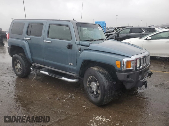 2007 Hummer H3 SUV with VIN 5GTDN13E778180324, listed as a Copart auction lot 43635605 with 234,579 mi miles and Clean Title. Bid and sale history available at DreamBid. Image 4.
