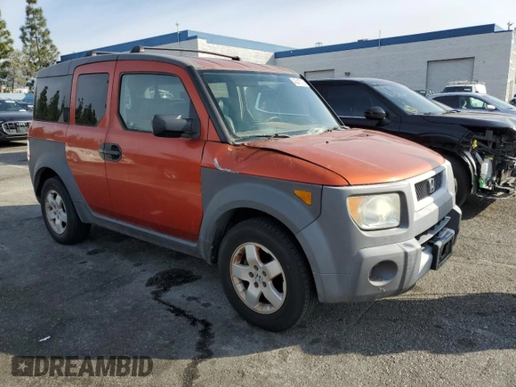 2004 Honda Element EX with VIN 5J6YH18624L015799, listed as a Copart auction lot 43416725 with 135,995 mi miles and Salvage Title. Bid and sale history available at DreamBid. Image 4.