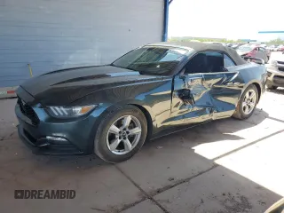 2016 Ford Mustang V6 with VIN 1FATP8EM2G5328686, listed as a Copart auction lot 57043205 with 86,741 mi miles and Salvage title. Bid and sale history available at DreamBid. Image 1.