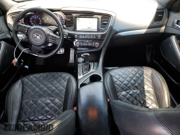 2014 Kia Optima SXL Turbo with VIN 5XXGR4A66EG280687, listed as a Copart auction lot 61647685 with 150,232 mi miles and Salvage title. Bid and sale history available at DreamBid. Image 8.