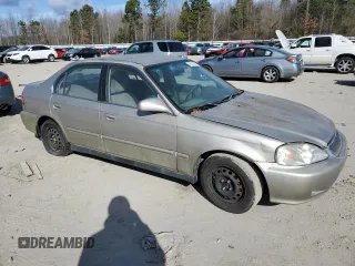 2000 Honda Civic LX with VIN 1HGEJ6676YL024485, listed as a Copart auction lot 42587424 with 176,591 mi miles and Clean Title. Bid and sale history available at carsss.com. Image 4.