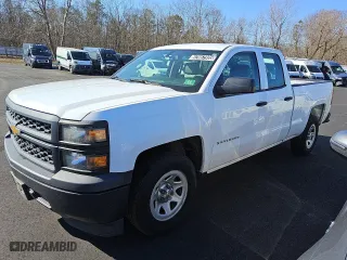2014 Chevrolet Silverado 1500 Work Truck with VIN 1GCRCPEC0EZ158917, listed as a Copart auction lot 47667935 with 215,236 mi miles and Clean Title. Bid and sale history available at carsss.com. Image 1.