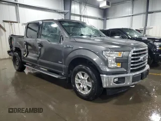 2015 Ford F-150 XLT with VIN 1FTEW1EP4FKE16999, listed as a Copart auction lot 58044245 with 83,362 mi miles and Salvage title. Bid and sale history available at DreamBid. Image 4.