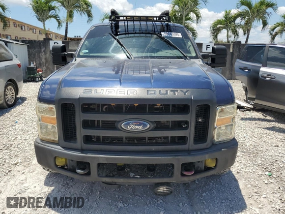 2008 Ford F-250 with VIN 1FDNF20528EA56592, listed as a Copart auction lot 58045595 with 156,228 mi miles and Clean title. Bid and sale history available at DreamBid. Image 5.