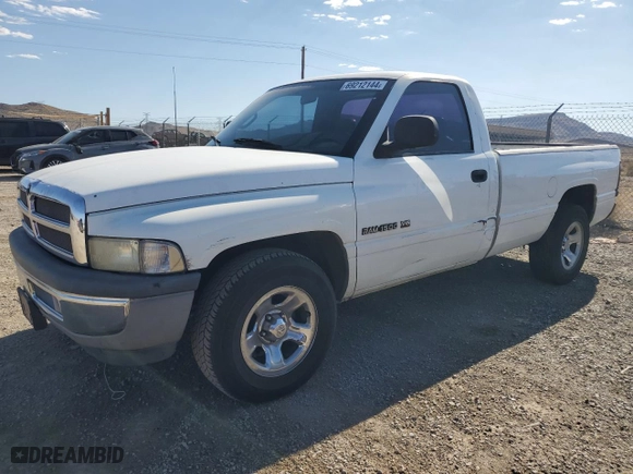 1998 Dodge Ram 1500 with VIN 1B7HC16X1WS681240, listed as a Copart auction lot 69212144 with 265,624 mi miles and Salvage Title. Bid and sale history available at carsss.com. Image 1.