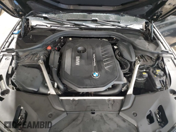 2019 BMW 5 Series 540i xDrive with VIN WBAJE7C54KWD55016, listed as a Copart auction lot 56281805 with 49,623 mi miles and Salvage title. Bid and sale history available at DreamBid. Image 11.