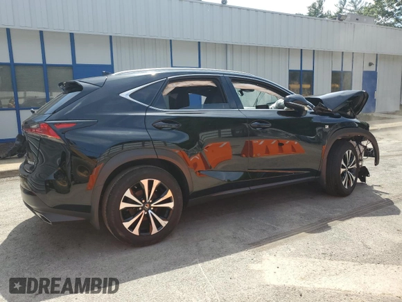 2020 Lexus NX 300 F Sport with VIN JTJSARDZ0L5009448, listed as a Copart auction lot 55793075 with 74,767 mi miles and Clean title. Bid and sale history available at DreamBid. Image 3.