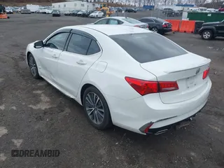 2018 Acura TLX w/Advance Pkg with VIN 19UUB3F70JA006640, listed as a IAAI auction lot 41706149 with 156,763 mi miles. Bid and sale history available at carsss.com. Image 3.