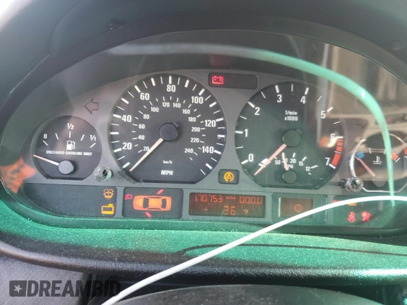 2003 BMW 3 Series 325xi with VIN WBAEU33413PH87420, listed as a Copart auction lot 88710435 with 170,753 mi miles and Salvage Title. Bid and sale history available at carsss.com. Image 9.