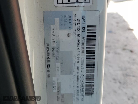 2010 Mazda 5 Sport z VIN JM1CR2W38A0361638, wystawiony jako Copart lot #54354115 z przebiegiem 73 981 mil mil oraz Szkoda całkowita • Salvage title. Historia ofert i sprzedaży dostępna na DreamBid. Obrazek 13.
