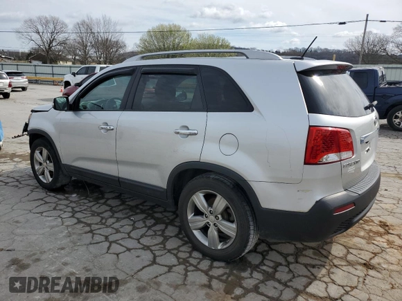 2012 Kia Sorento EX with VIN 5XYKU4A25CG305691, listed as a Copart auction lot 49733515 with 204,552 mi miles and Salvage Title. Bid and sale history available at carsss.com. Image 2.