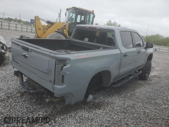 2024 Chevrolet Silverado 1500 LT Trail Boss with VIN 3GCUDFE85RG145776, listed as a Copart auction lot 51293175 with 20,719 mi miles and Salvage Title. Bid and sale history available at DreamBid. Image 3.