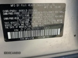 2009 Subaru Forester X with VIN JF2SH63659H717062, listed as a Copart auction lot 58565965 with 197,051 mi miles and Clean title. Bid and sale history available at DreamBid. Image 13.