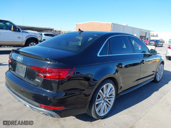 2019 Audi A4 Premium Plus with VIN WAUENAF46KA035160, listed as a IAAI auction lot 41738361 with 40,170 mi miles. Bid and sale history available at carsss.com. Image 4.