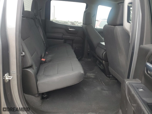 2021 Chevrolet Silverado 1500 Custom with VIN 3GCPWBEK5MG417957, listed as a Copart auction lot 46458125 with 84,601 mi miles and Salvage Title. Bid and sale history available at carsss.com. Image 10.