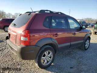 2008 Hyundai Tucson SE with VIN KM8JN12D68U820689, listed as a Copart auction lot 42681885 with 87,457 mi miles and Salvage Title. Bid and sale history available at carsss.com. Image 3.