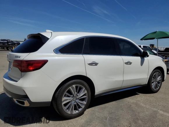 2017 Acura MDX Technology z VIN 5J8YD3H57HL000503, wystawiony jako Copart lot #58166335 z przebiegiem 94 313 mil mil oraz Czysty tytuł • Clean title. Historia ofert i sprzedaży dostępna na DreamBid. Obrazek 3.