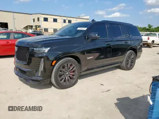 2024 Cadillac Escalade AWD V-Series with VIN 1GYS4HK95RR399949, listed as a Copart auction lot 59360395 with 6,163 mi miles and Salvage title. Bid and sale history available at DreamBid. Image 1.