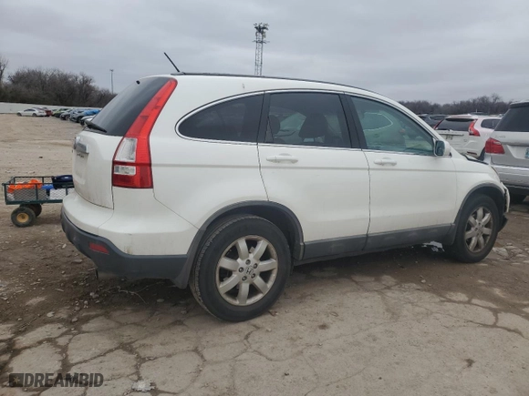2008 Honda CR-V EX-L with VIN 5J6RE38718L008897, listed as a Copart auction lot 45035355 with 274,072 mi miles and Salvage Title. Bid and sale history available at carsss.com. Image 3.