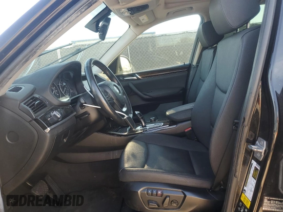 2017 BMW X3 xDrive28i with VIN 5UXWX9C30H0W77172, listed as a Copart auction lot 47503835 with 142,340 mi miles and Clean Title. Bid and sale history available at DreamBid. Image 7.