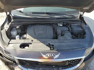 2016 Kia Sedona LX with VIN KNDMB5C11G6090781, listed as a Copart auction lot 41457025 with 131,501 mi miles and Salvage Title. Bid and sale history available at carsss.com. Image 12.
