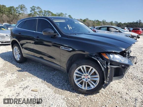 2020 Jaguar F-Pace 30t Prestige with VIN SADCK2GX2LA640512, listed as a Copart auction lot 45651055 with 97,395 mi miles and Salvage Title. Bid and sale history available at DreamBid. Image 4.